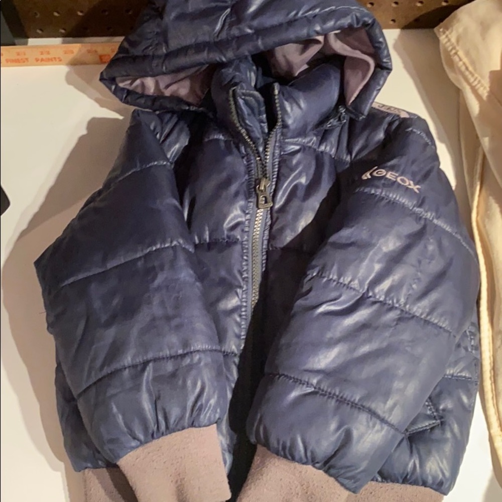 Geox Respira Blue Kid Winter Puffer 4Y used